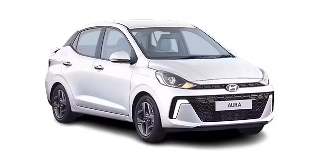 Hyundai Aura — Sedan available for booking